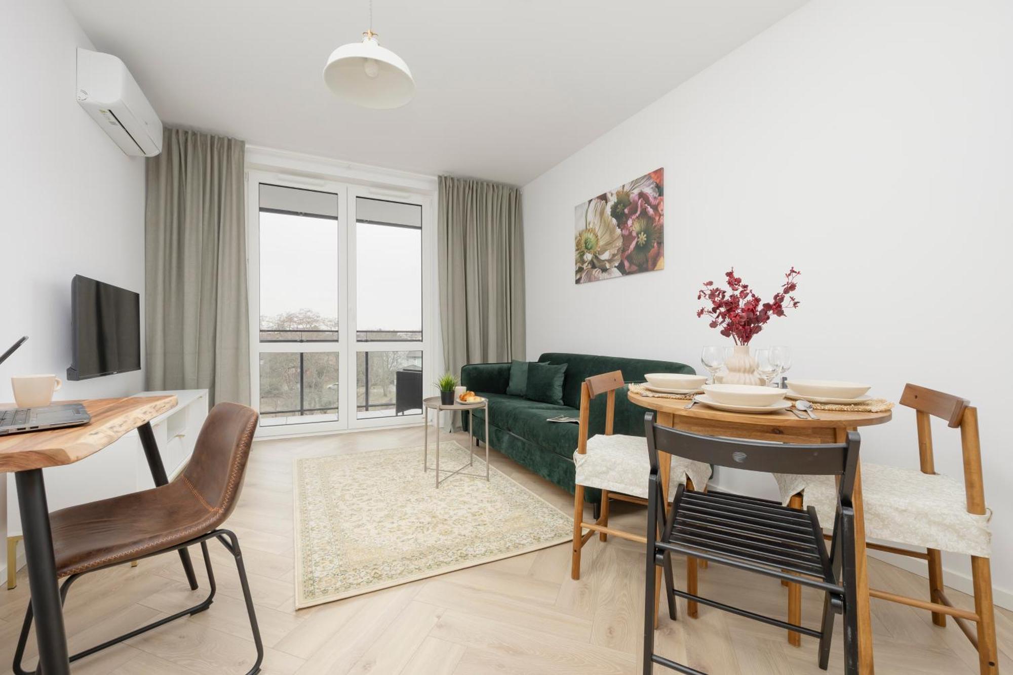 Modern Apartment With Balcony Near Aleje Jerozolimskie By Noclegi Renters Warschau Exterior foto